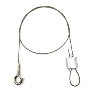 China Suspension Kit For Pendant Speaker Safety Wire Rope With Looping Gripper For Ceiling Speaker Mounted Ceiling For Hanging Light Lock Camera Diy Speaker In Hall Bar Exhibition Shop on sale