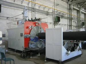China PLC Control Plastic Production Line , HDPE Pipe Extruding Machine on sale