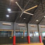 2.4m 8 Foot high efficiency Brushless dc Motor Ceiling Fan For Church