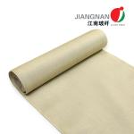 800 ℃ Vermiculite Coated Fiberglass Fabric Cloth 2025 For Welding Protection