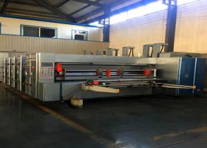 China Fully Automatic Flexo Printing Slotting Die Cutting Machine / Carton Board Multi Colors Printing Machine factory