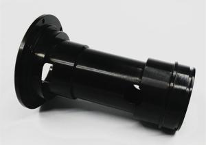 China CNC milling machining service aluminium parts for motorcycle with holes anodizing black color factory
