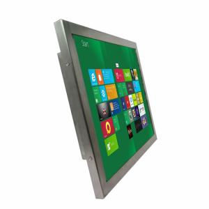 China Rugged Industrial Computer Monitor 15 Inch Stainless Steel Chassis factory