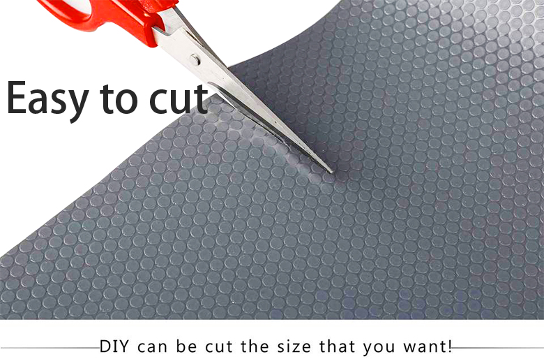 Blue Non-Adhesive Refrigerator Mat for Sustainable and Multi-Functional Kitchen Shelf