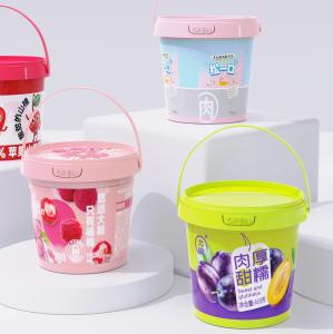 China 2kg Food Grade Bucket Container for Beverage Chocolate Spread Sauces Butter Powder factory