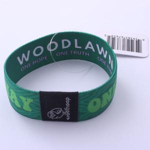 China YDWB-015 Colorful Custom Wrist Band With Woven Jacquard LOGO factory