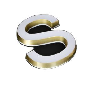 China Customization Mini Letter 3d Acrylic Luminous Letter Energy Saving Pvc Light Letter factory