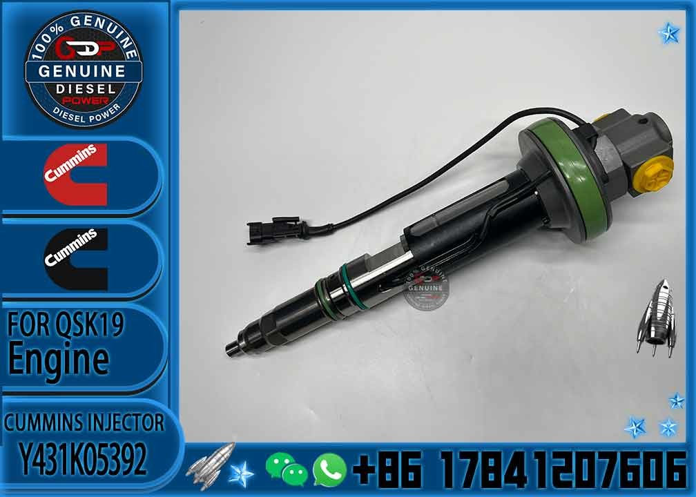Common Rail Injector Y431K05392 2867147 2867148 F00BJ00001 For CUMMINS QSK19 QSK38 QSK50 QSK60 Diesel Engine