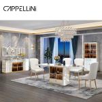 Nordic Design White Luxury Wood Center Table Set Home Furniture Cheap Large