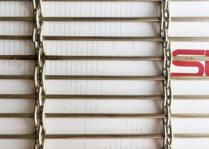 China SS304 Plain Weave Metal Decorative Exterior Facade For Architectural Woven Wire Mesh factory