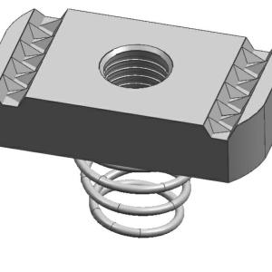 China 1/2&quot; Unistrut Channel Nut M10 M12 M8 Long Channel Spring Nut Manufacturer factory