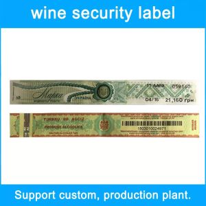 China Glossy Printing Wine Label Fluorescent Special Label Wine ROHS on sale