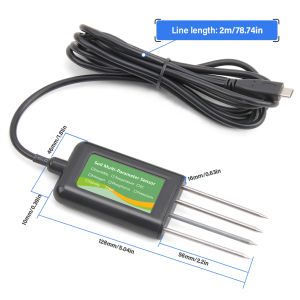 8-in-1 Soil Sensor For Android NPK PH Moisture EC Salinity Meter