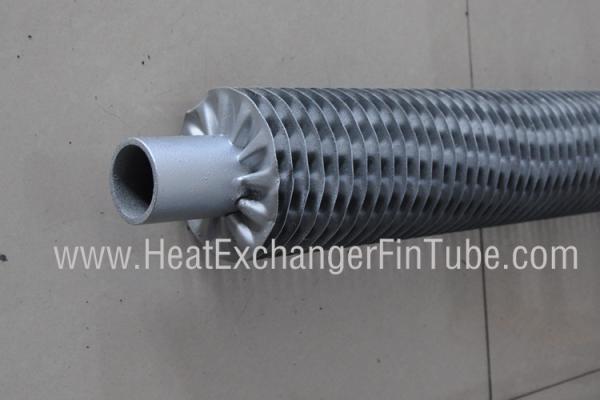 A179 / A192 / SA210 SMLS Carbon Steel tube , OD25.4mm I Type Threaded Steel Fin