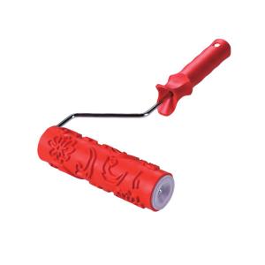 China 7'' Rubber Design Roller with 6mm dia chrome-plated frame factory