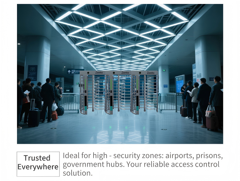 ZT-826 Full Height Turnstile Gate Bidirectional Access Control