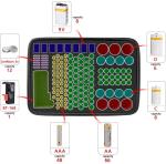 1kg Battery Storage Bag , EVA battery organizer storage box