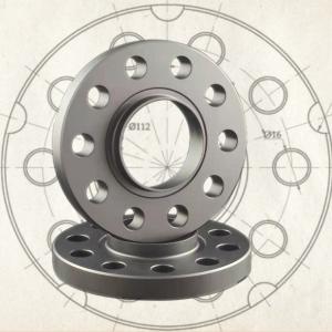 China Billet Forged Aluminum Wheel Spacers For Mercedes Bolt Pattern 5x112 Center Bore 66.6 mm factory