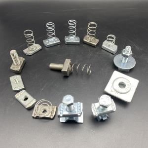 China Customized Size Electrical Zinc Unistrut Channel Spring Nuts factory