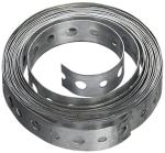 Silver HVAC Duct Fitting Strap Perforated Plumbers Metal Tape Hanger Bar