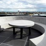 High Quality Sturdy GRC Tables Garden Concrete Furniture Table Sets In