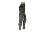 Jacquard Lace Look Womens Fleece Lined Leggings High Waist Brushed Leggings