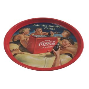 Coca Cola Round Tin Serving Tray