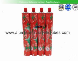 China 150ml Tomato Ketchup Squeeze Tube Containers , Airless Aluminum Collapsible Tubes factory