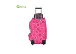 Printing Material Wheeled Duffel Rolling Luggage Bag