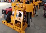 Yellow Color 75mm Core Drilling Rig With BW 160 Mud Pump 130 Meters Depth Diesel