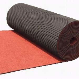 China Heavy Duty Prefabricated Rubber Running Track Rollsheet Mat 9mm factory