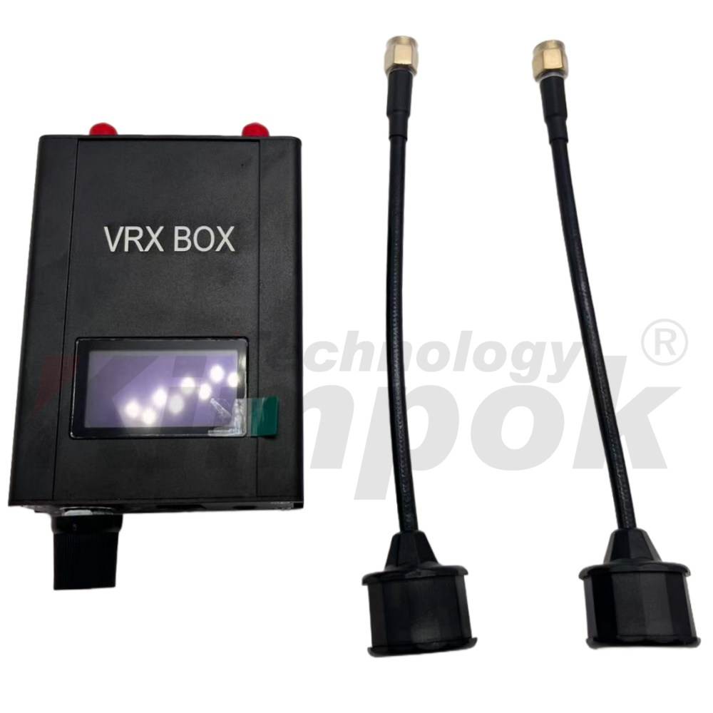 7.2G VRX BOX FPV Video Receiver with 64 Channels and 6.1-7.2GHz Frequency Band