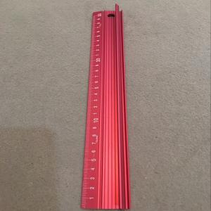 China Multi Color Aluminum Scale Ruler , Aluminum Safety Ruler Household Fabricing factory