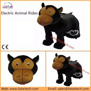 China Electric Riding Toys for Kids Plush Horse Moving Coin Animal Rides, Battery Motorcycle factory
