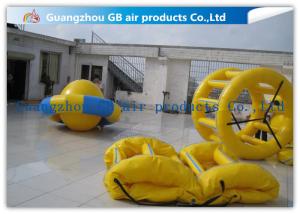 China Yellow Inflatable Water Games Sports Inflatable Floating Tarpaulin On Water Park factory
