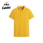 Embroidery Logo Mens Polo T Shirts Breasted Cardigan Lattice Polyester