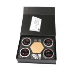 Deluxe Wooden Cocktail Smoker Set with Cocktail Smoker and Wood Chips (Butane