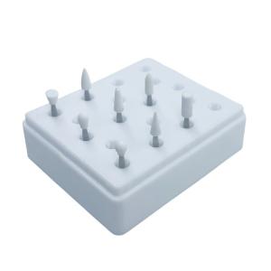 China Silicon Dental Polish Grinding Head Dental Lab White Stone Polishing Burs factory