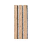 Eco Friendly Acoustic Wood Slat Panels Sound Absorbing 2400mm E0 Grade