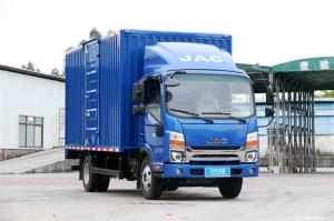 China Chinses Manufactuer logistics and transportation 4x2 JAC Cargo Van Box Truck with 2 ton 3 tons loading capacity factory