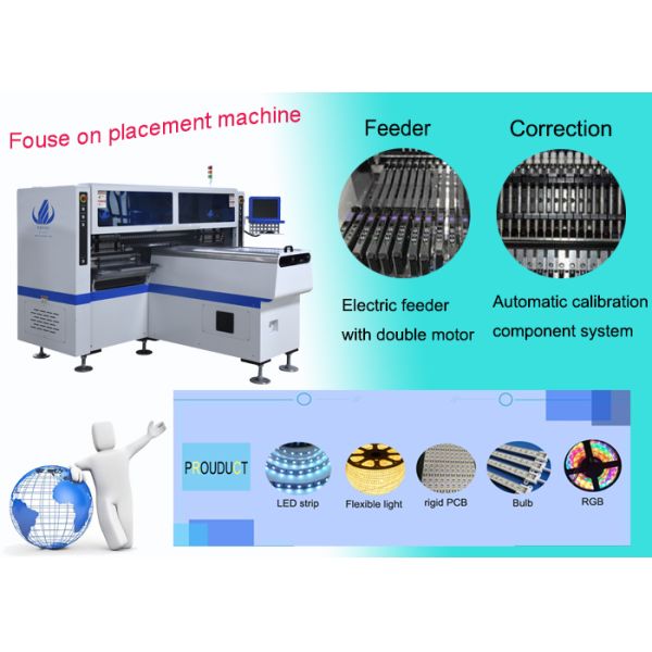 5KW 170000CPH LED Placement Machine For Flexible LED Strips