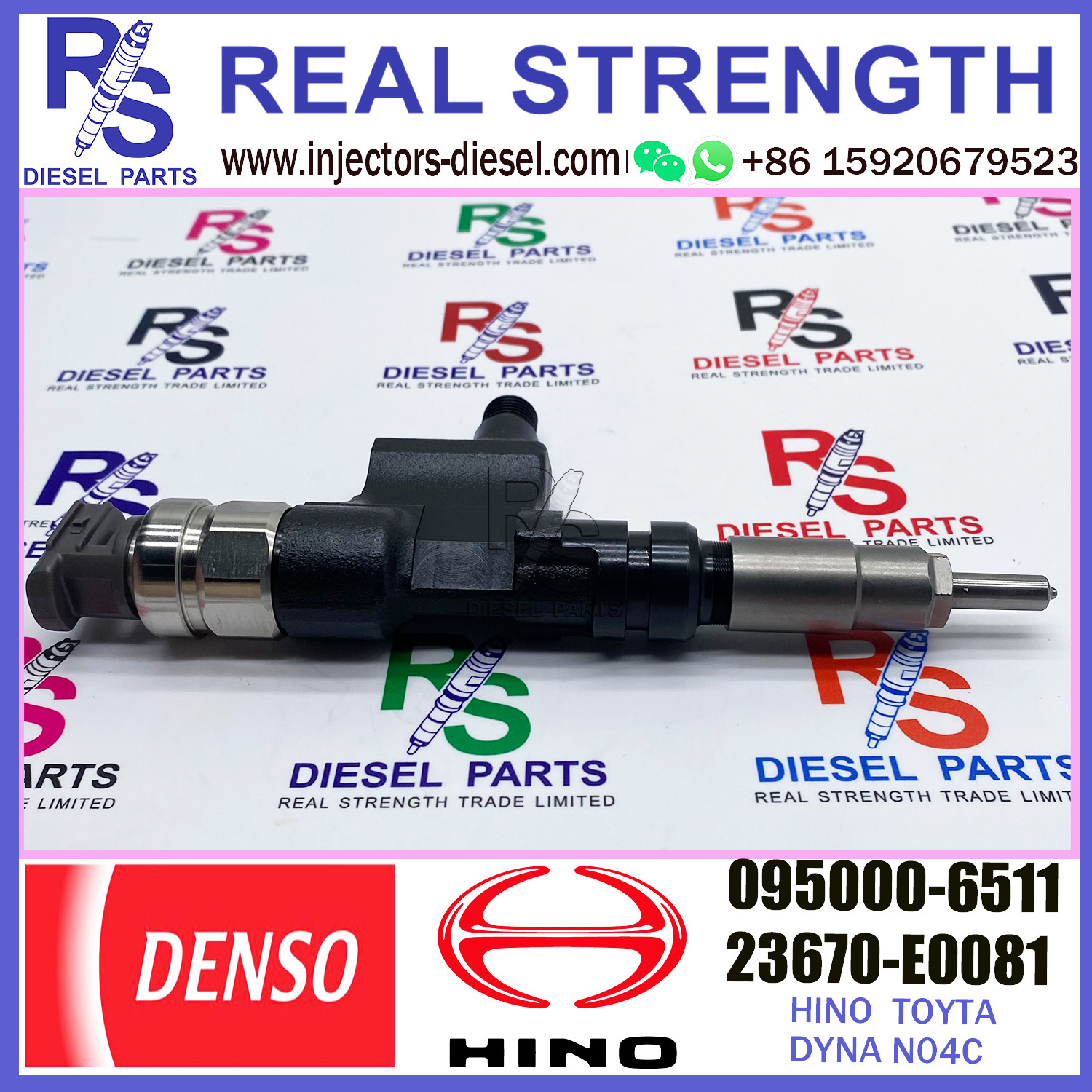 TOYOTA HINO Common Rail Diesel Injection 095000-6511 095000-6510 23670-79016