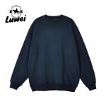 Premium Cut and Sew Oversized Blanket Crew Neck Heavyweight Felpa Essentials