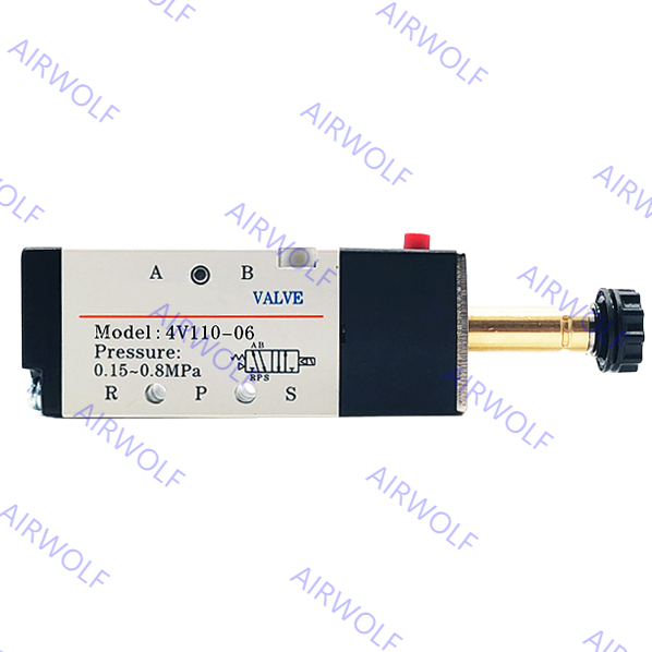 China 5/2 Way Pneumatic Air Valve Hydraulic Cylinder Control Automatic High Stability on sale