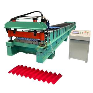 China High Efficiency Corrugated Iron Rolling Machine With Delta PLC factory