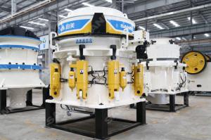 China Reliable Stone Cone Crusher Machine , Hydraulic Cone Crusher For Aggregate / Mining factory