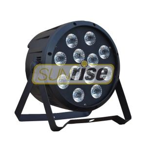 China Slim LED Par Light Decoration Lighting 12x10W RGBW 4in1 , Cast Aluminum Shell Material factory