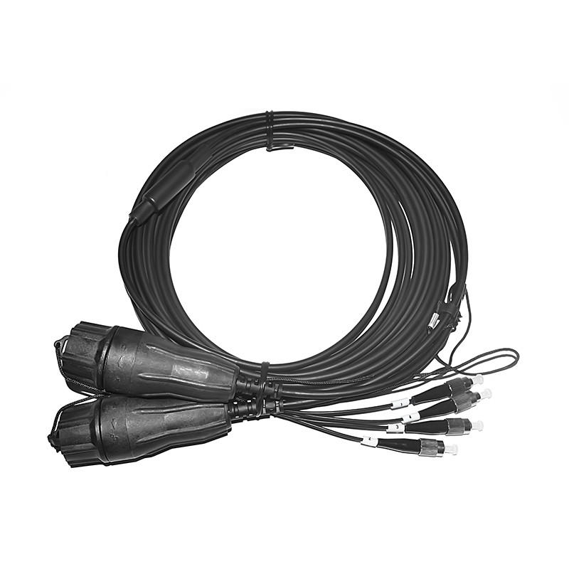 G657A2 IP67 Full AXS LC UPC Duplex Fiber Optical Patch Cord