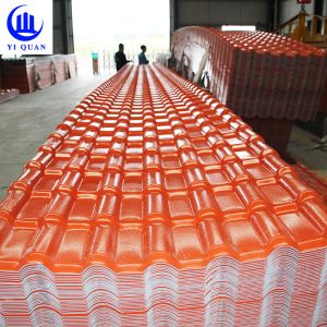 China ASA Synthetic Resin Roof Tile 2.5mm Fireproof B1 Rated on sale