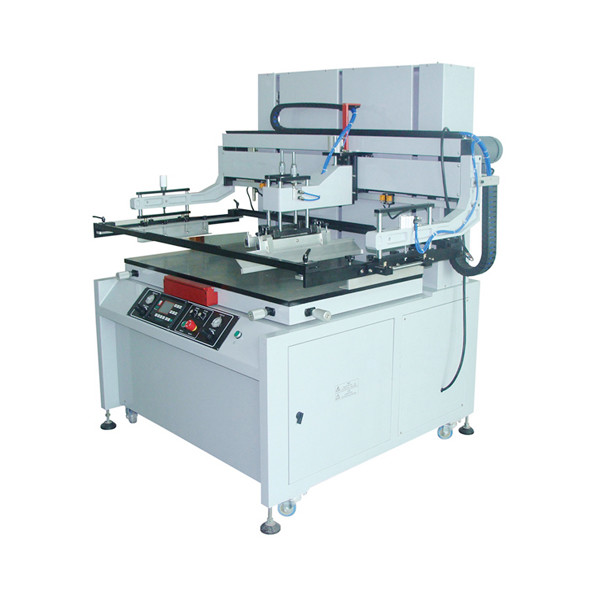 China flat 6090 vertical vacuum pvc sheets silk screen printing machine factory